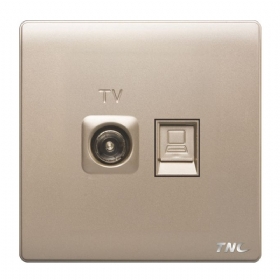 Ổ cắm Tivi+ Mạng Q5801TV-PCG